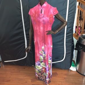 Floral QiPao Chinese Cheongsam